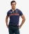 Double Emblem Jersey Rugby Polo Blauw