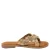 Lazamani Pena leren slippers beige