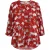 Blouse met abstracte print en 3/4 mouwen – een elegante top voor elke dag.