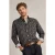White Stuff Clock Printed Shirt Navy Print