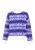 ebeeza Trui  indigo / pastelroze / zwart / wit