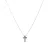 Luxenter Sterling Zilver 925 collier met Veelkleurige Zirkonia gerhodineerd – Sharra