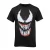 Marvel Jongens Spider Man Venom Tanden Gezicht T-Shirt (Zwart)