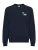 !Solid Sweatshirt ‘Imran’  navy / wit