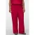 VERO MODA CURVE wide leg regular waist casual broek broderie roze