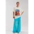 HARPER & YVE kanten gebloemde maxi rok blauw
