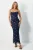 Geprinte Bodycon Maxi Jurk
