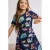 Desigual Minnie Mouse midi T-shirtjurk met print – donkerblauw