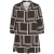ONLY CARMAKOMA mini jurk Plus Size met print – donkerbruin