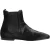 Dolce & Gabbana Zwarte Leren Bont Heren CHELSEA Boots Schoenen