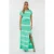 EsQualo Skirt Tie Dye Green