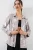 Oversized gestreepte blouse met knopen