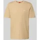 HUGO T-shirt met labelprint, model ‘Dero’