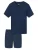 SCHIESSER Pyjama kort ‘Casual Essentials’  donkerblauw