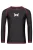 Tapout T-Shirt Bedrock Langarm-Funktionsshirt schmale Passform Black/White/Red-XL
