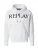 REPLAY Sweatshirt  zwart / wit