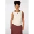 MS Mode top met textuur ecru