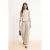 TRENDYOLMİLLA Dames Beige Effen Mouwloos Peplum Blouses