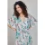 DIDI Maxi Dress Jazzy In Offwhite With Palm Festival Print
