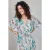 DIDI Maxi Dress Jazzy In Offwhite With Palm Festival Print