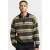 Redefined Rebel katoenen oversized gestreepte trui – deep forest