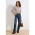 TRENDYOLMİLLA Dames Blauw Effen Recht Hoge taille Jeans