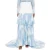 Moschino Long Skirt With In The Cloud Print Blue
