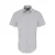 Premier Heren Poplin Stretch Overhemd met Korte Mouwen (Zilver)