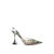Amina Muaddi Holli Glass 95mm pumps met slangenhuideffect