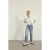 Knitted Reina Blouse Off White