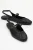 Britney Leer Closed-Toe Sandaal