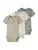 NAME IT Rompertje/body  beige / mokka / grijs gemêleerd / lichtgroen