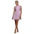 Asymmetrische kantjurk vrouw Goddiva Bardot Sequin