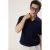 TRENDYOL MAN Heren Donkerblauw Effen Kort Regular fit Poloshirts
