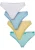 PSD Slip  geel / groen / petrol / wit
