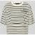 Oui boxy fit t-shirt met labelstitching en tunnelkoord