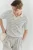 TRENDYOL MAN Jongens Ecru Gestreept Kort Regular fit Poloshirts