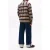 Tommy Hilfiger Tjm Utility Flannel Rich Brown/horizontal Stripes