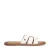 No Stress leren slippers wit