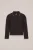 WE Fashion – Meisjes T-shirt van ribstof – Regular fit – Donkergrijs – Katoen –