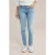 We Fashion 5-pocket Mid Waist Light Blue