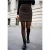 Minijurk met slangenprint en knoopdetails