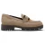 Tamaris dames beige suède leren loafer casual schoenen – 24722-43