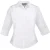 Premier Dames/Dames Poplin 3/4 Mouw Shirt (Wit)