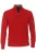 Redmond Casual Regular Fit Half-Zip Sweater rood, Gestructureerd