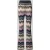 Oui Flared BROEK van Viscosemix in All-over look