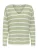 ONLY Trui ‘ONLAMALIO’  pastelgroen / wit