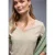 Shirt met hartvormige halslijn