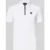 EA7 Emporio Armani Slim fit Poloshirt van Viscosemix