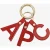 A.P.C. Keyring Letters Bright Red